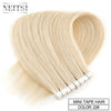 Adhesive Extension Colors Straight Skin Weft Natural Hair