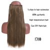 Black Brown High Temperature Synthetic Hair Piece