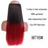 Black Brown High Temperature Synthetic Hair Piece