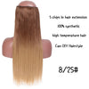 Black Brown High Temperature Synthetic Hair Piece