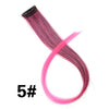 Colored Highlight Synthetic Hair Extensions