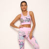 High Waist Fitness Pants Set Gym Workout Clothes